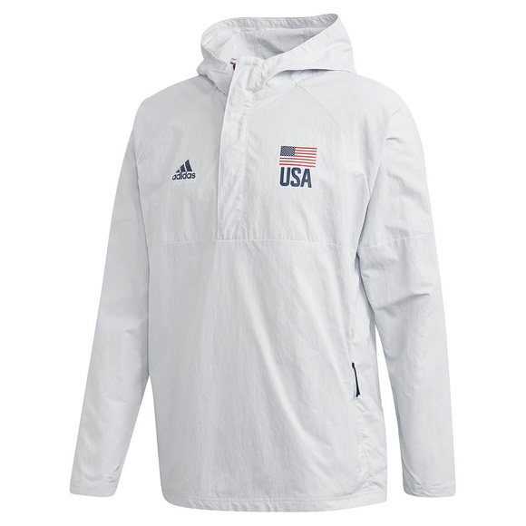 adidas Other - NWT Adidas USA Olympic Anorak Jacket Small (S) USAV FK1043